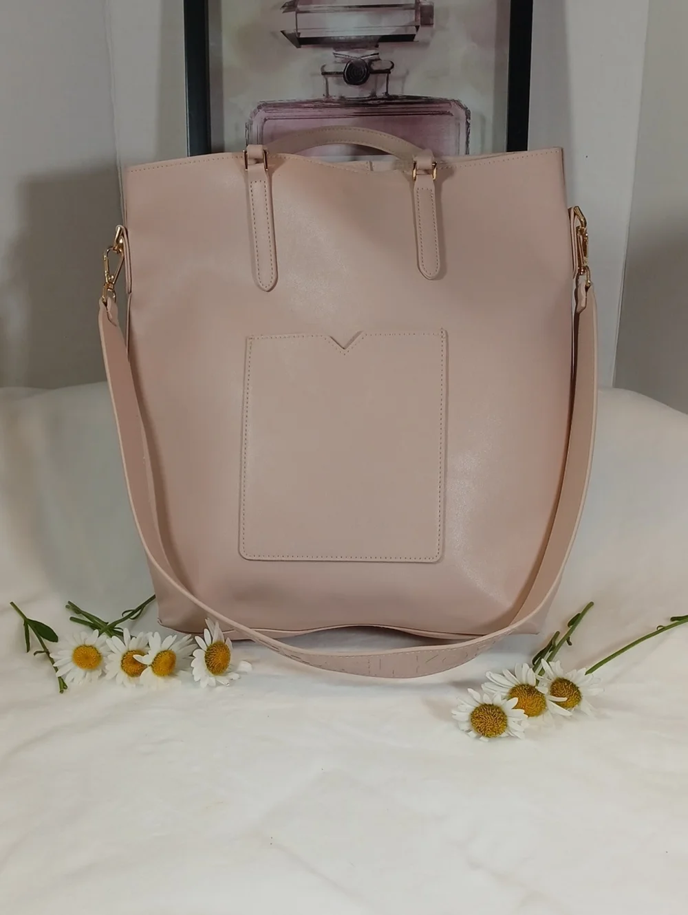 Michael Kors Pale Blush Pink Tote with Detachable Strap